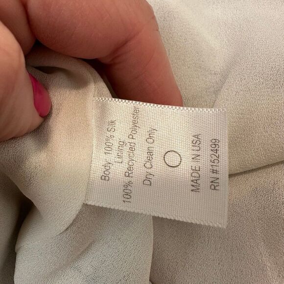 Amour Vert Floral Silk Draped Wrap Skirt Size XS - Picture 4 of 4